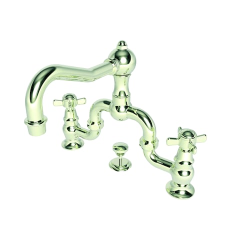 Newport Brass Lavatory Bridge Faucet in Polished Nickel 1000B-15